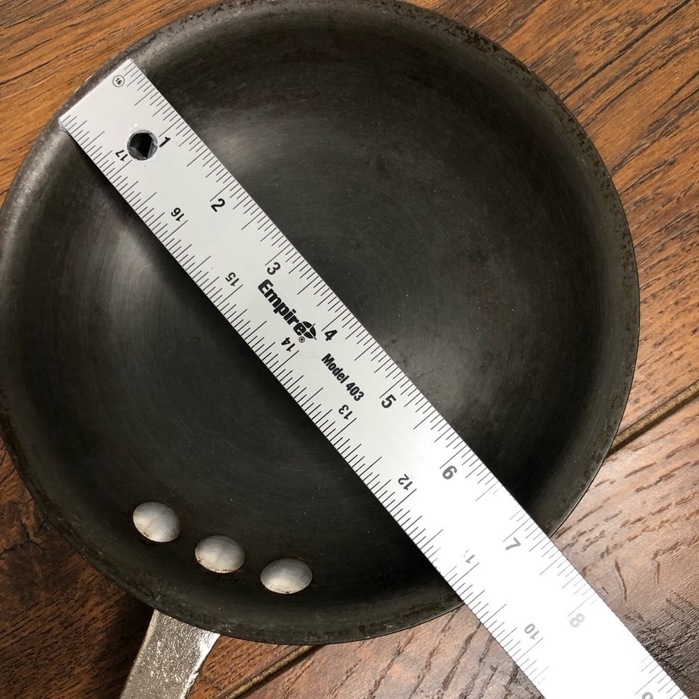Vintage Commercial Aluminum 1307 Saute Omelet 7 1/2" Skillet - Picture 5 of 6